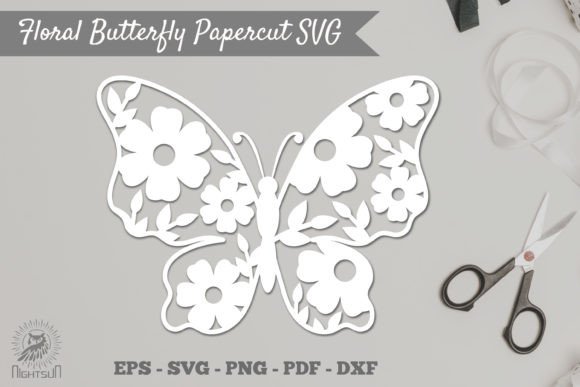 Floral Butterfly Papercut SVG 1 Review