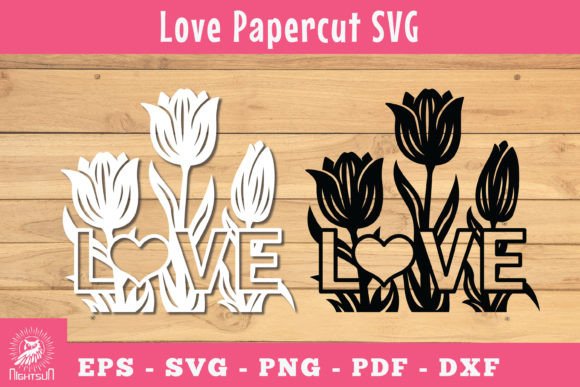 Floral Love Papercut SVG 3 Review