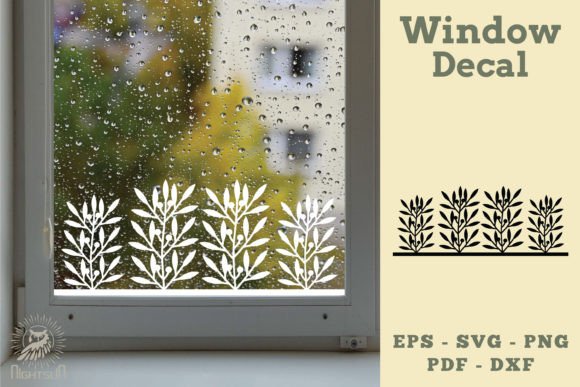 Floral Window Decal SVG 2 Review