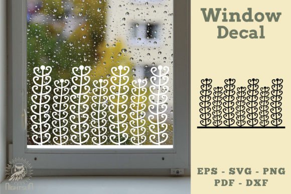 Floral Window Decal SVG 6 Review