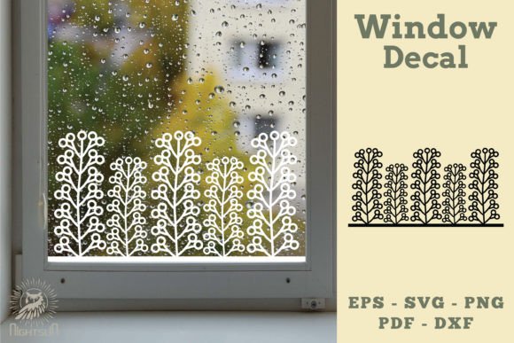 Floral Window Decal SVG 7 Review