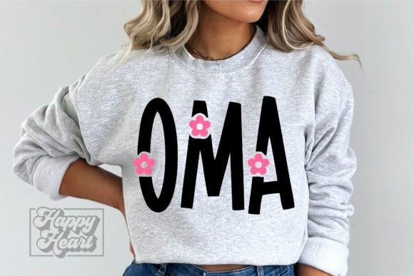 Oma Flower Floral - Oma Life SVG PNG